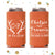 Slim 12oz Wedding Can Cooler #112S - The Hunt is Over