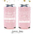 Slim 12oz Wedding Can Cooler #92S - To Have and To Hold