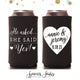 He Asked... She Said Yes - Slim 12oz Wedding Can Cooler #56S