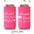 Slim 12oz Wedding Can Cooler #55S - He Asked... She Said Yes