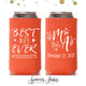Slim 12oz Wedding Can Cooler #69S - Best Day Ever