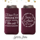 Slim 12oz Wedding Can Cooler #68S - To Have and To Hold