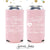Slim 12oz Wedding Can Cooler #10S - The Hitchin' is Done
