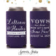 Vows Are Done - Slim 12oz Wedding Can Cooler #60S