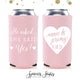 Slim 12oz Wedding Can Cooler #56S - He Asked... She Said Yes