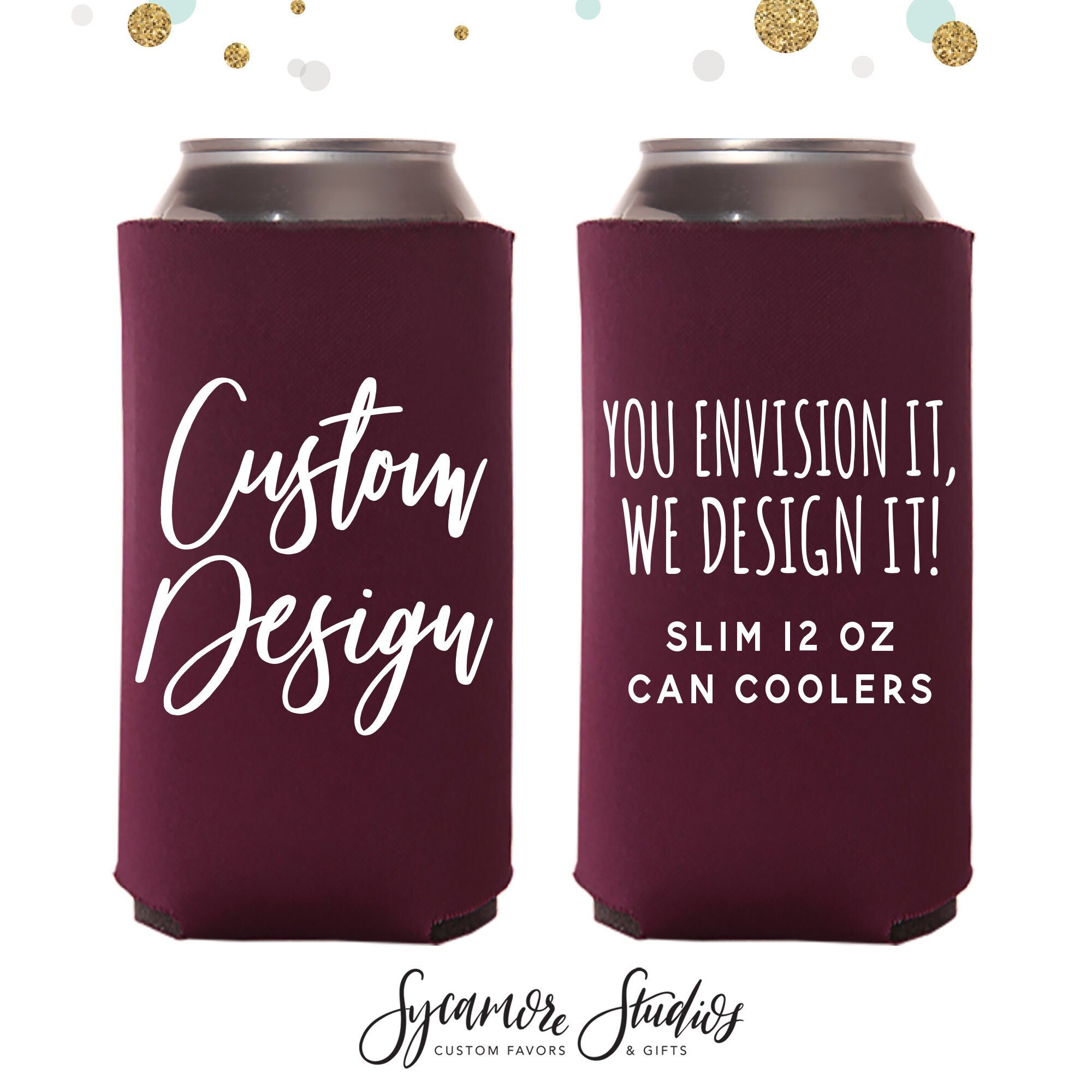 Custom Steel Can Coolers  Steel Can Cooler With Your Logo