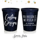 Custom 12oz Wedding Stadium Cups - Your Custom Design