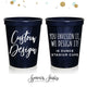 Custom 16oz Wedding Stadium Cups - Your Custom Design