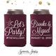 Let's Party - Wedding Can Cooler #150R