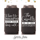 To Have and To Hold - Slim 12oz Wedding Can Cooler #38S