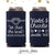 Slim 12oz Wedding Can Cooler #18S - We Tied the Knot