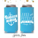 Slim 12oz Wedding Can Cooler #3S - Love Anchors The Soul