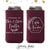 Slim 12oz Wedding Can Cooler #149S - Cheers to The Mr and Mrs