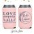 Neoprene Wedding Can Cooler #156N - Love Conquers All