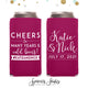Slim 12oz Wedding Can Cooler #52S - Cheers to Many Years