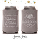 Wedding Can Cooler #174R - Cheers to The Mr and Mrs