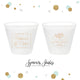 Cheers to The Mr and Mrs - 9oz Frosted Unbreakable Plastic Cup #174