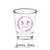 Clear Shot Glass #61C -  Wedding Favors, Bridal Wedding Favor, Wedding Shot Glasses, Custom Shot Glasses, Wedding Favor, Wedding Party Gifts