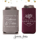 Wedding Regular & Slim Can Cooler Package #174RS - Cheers to The Mr and Mrs