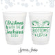 Frosted Unbreakable Plastic Cup #20 - 12oz or 16oz - Bottoms Up