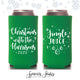 Jingle Juice - Slim 12oz Wedding Can Cooler #18S