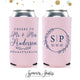 Cheers to The Mr and Mrs - Tall Boy 16oz Wedding Can Cooler #142T