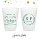 Cheers to The Mr and Mrs - 8oz or 10oz Frosted Unbreakable Plastic Cup #142
