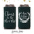 Slim 12oz Wedding Can Cooler #73S - Cheers to the Mr and Mrs