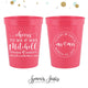 Wedding Stadium Cups #168 - Cheers to The Mr and Mrs