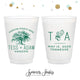 Forever Starts Here - 12oz or 16oz Frosted Unbreakable Plastic Cup #182