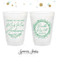 Cheers to The New Mr & Mrs - 12oz or 16oz Frosted Unbreakable Plastic Cup #171