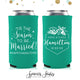 Slim 12oz Wedding Can Cooler #184S - Tis The Season