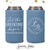 Let The Adventure Begin - Slim 12oz Wedding Can Cooler #137S