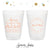 12oz or 16oz Frosted Unbreakable Plastic Cup #168 - Cheers to The Mr and Mrs