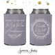 Wedding Can Cooler #171R - Cheers to The New Mr and Mrs