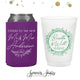 Can Cooler & Frosted Cup Package #171 - Cheers to The New Mr and Mrs
