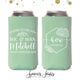 Slim 12oz Wedding Can Cooler #167S - Cheers to The Mr and Mrs