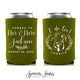 Cheers to The Mr and Mrs - Wedding Can Cooler #187R