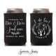 Wedding Can Cooler #187R - Cheers to The Mr and Mrs