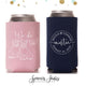 Regular & Slim Can Cooler Wedding Package #190RS -  Custom Pet Illustration