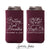 Slim 12oz Wedding Can Cooler #196S - Get Your Jingle On
