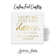 Foiled Wedding Coaster #40 - You Can Dance