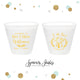 Custom Pet Illustration - Cheers to - 9oz Frosted Unbreakable Plastic Cup #187