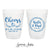Cheers to Mr & Mrs - 8oz or 10oz Frosted Unbreakable Plastic Cup #183