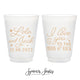 I Love You to the Moon and Back - 8oz or 10oz Frosted Unbreakable Plastic Cup #181