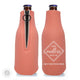 Collapsible Foam Zippered Bottle Cooler #194Z - Cheers To
