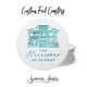 Foiled Wedding Coaster #49 - Custom Venue Illustration