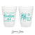 12oz or 16oz Frosted Unbreakable Plastic Cup #201 - Custom Pet Illustration