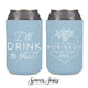 Neoprene Wedding Can Cooler #203N - I'll Drink to That