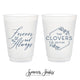 Forever and Always - 12oz or 16oz Frosted Unbreakable Plastic Cup #206